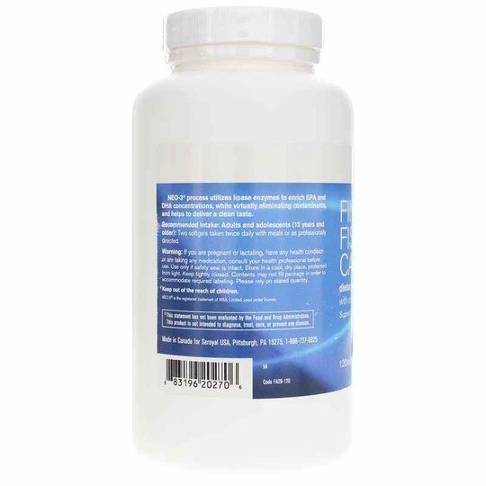 Finest Pure Fish Oil Capsules, PHX
